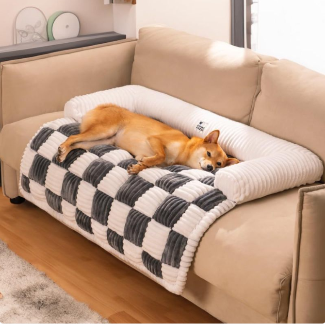 Cozy Plush Dog Bed