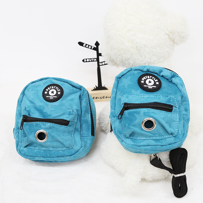 Retro Dark Star Dog Backpack