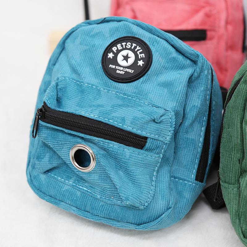 Retro Dark Star Dog Backpack