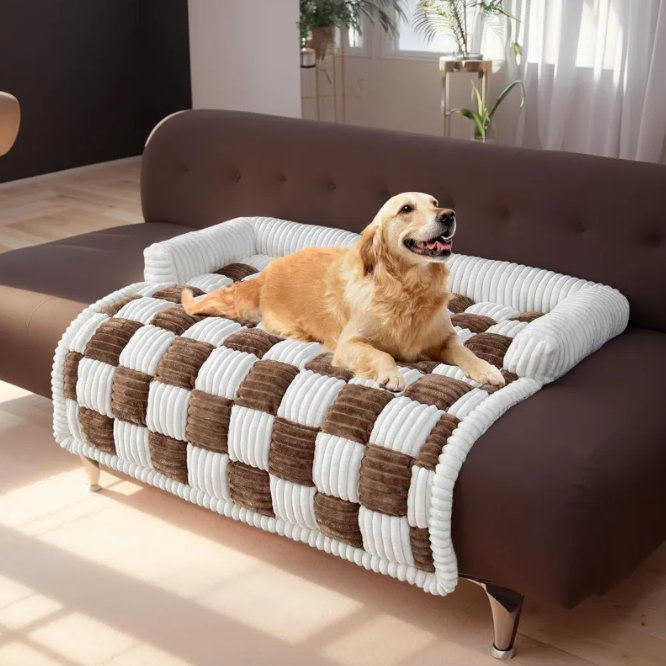 Cozy Plush Dog Bed